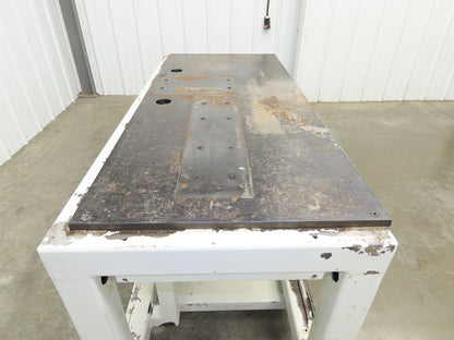 5/8" Steel Top Machine Base Welding Table Work Bench 51-3/4 x 22-1/2" Top 30" H