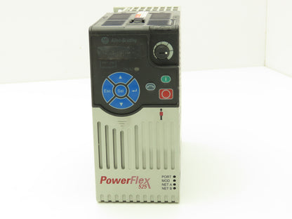 Allen Bradley 25B-D6P0N104 Powerflex 525 3Hp VFD AC Drive 480V 50/60Hz FRN 5.001