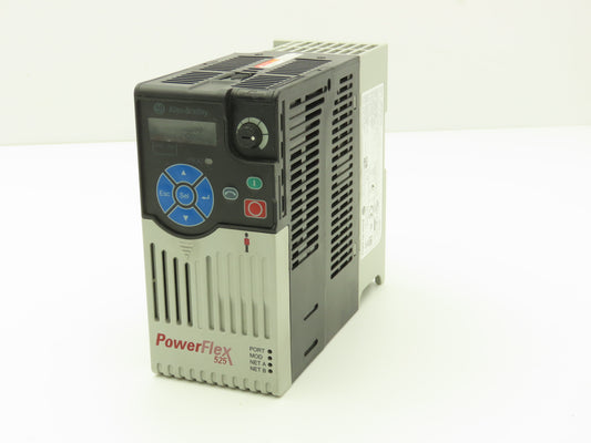 Allen Bradley 25B-D6P0N104 Powerflex 525 3Hp VFD AC Drive 480V 50/60Hz FRN 5.001