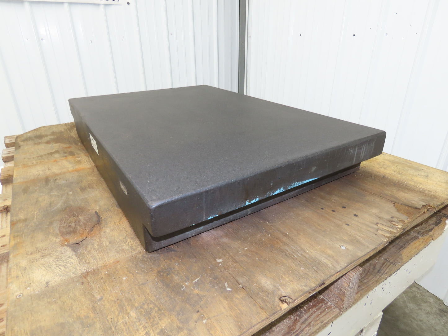Black Toolroom Granite Surface Inspection Plate 36 x 24 x 5" 2 Ledge