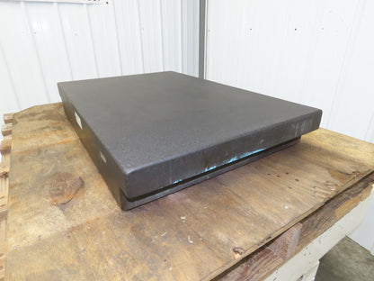 Black Toolroom Granite Surface Inspection Plate 36 x 24 x 5" 2 Ledge