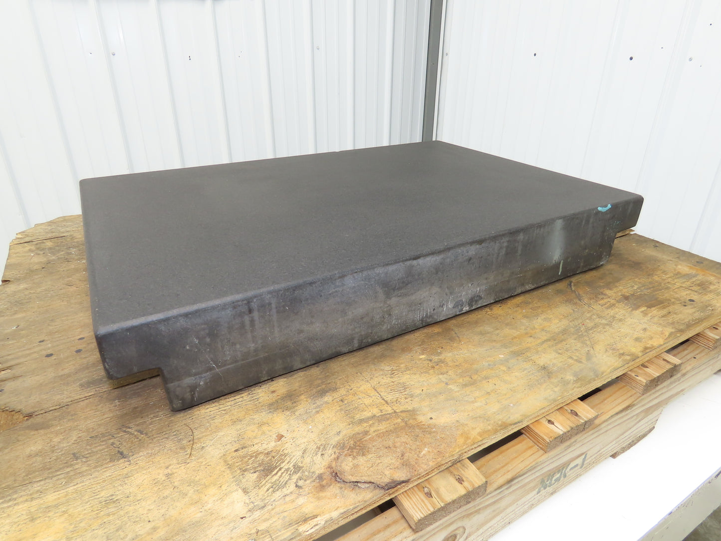 Black Toolroom Granite Surface Inspection Plate 36 x 24 x 5" 2 Ledge