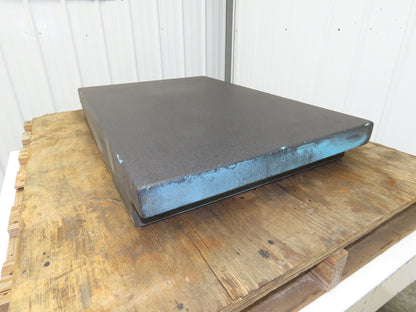Black Toolroom Granite Surface Inspection Plate 36 x 24 x 5" 2 Ledge