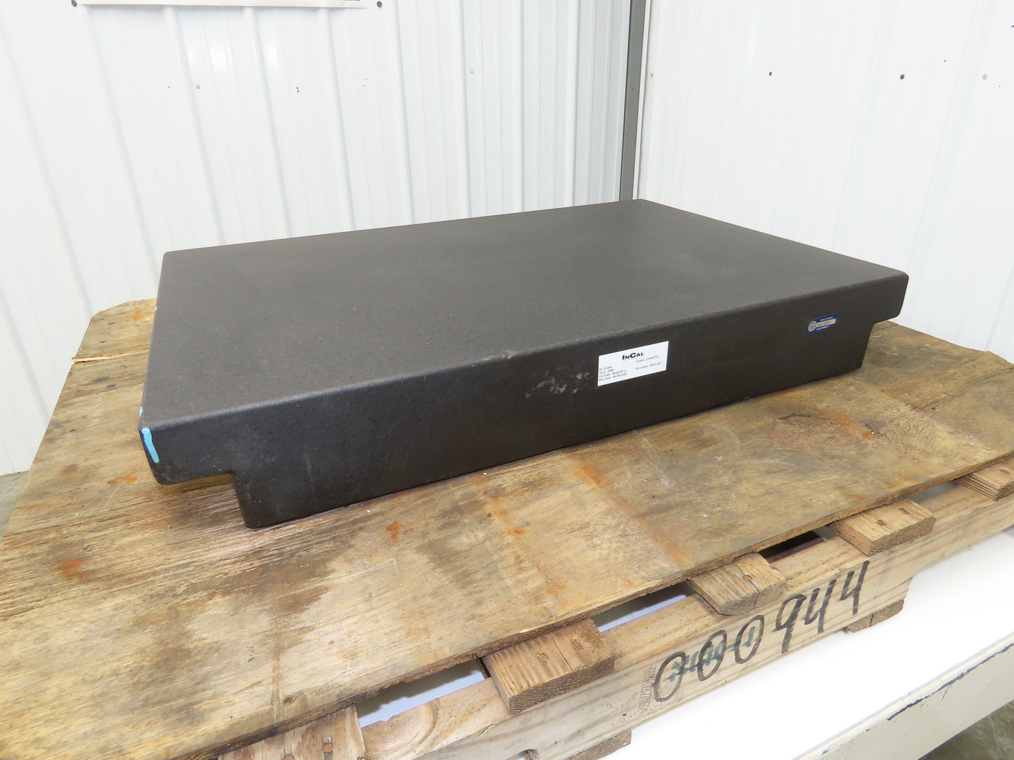 Black Toolroom Granite Surface Inspection Plate 36 x 24 x 5" 2 Ledge
