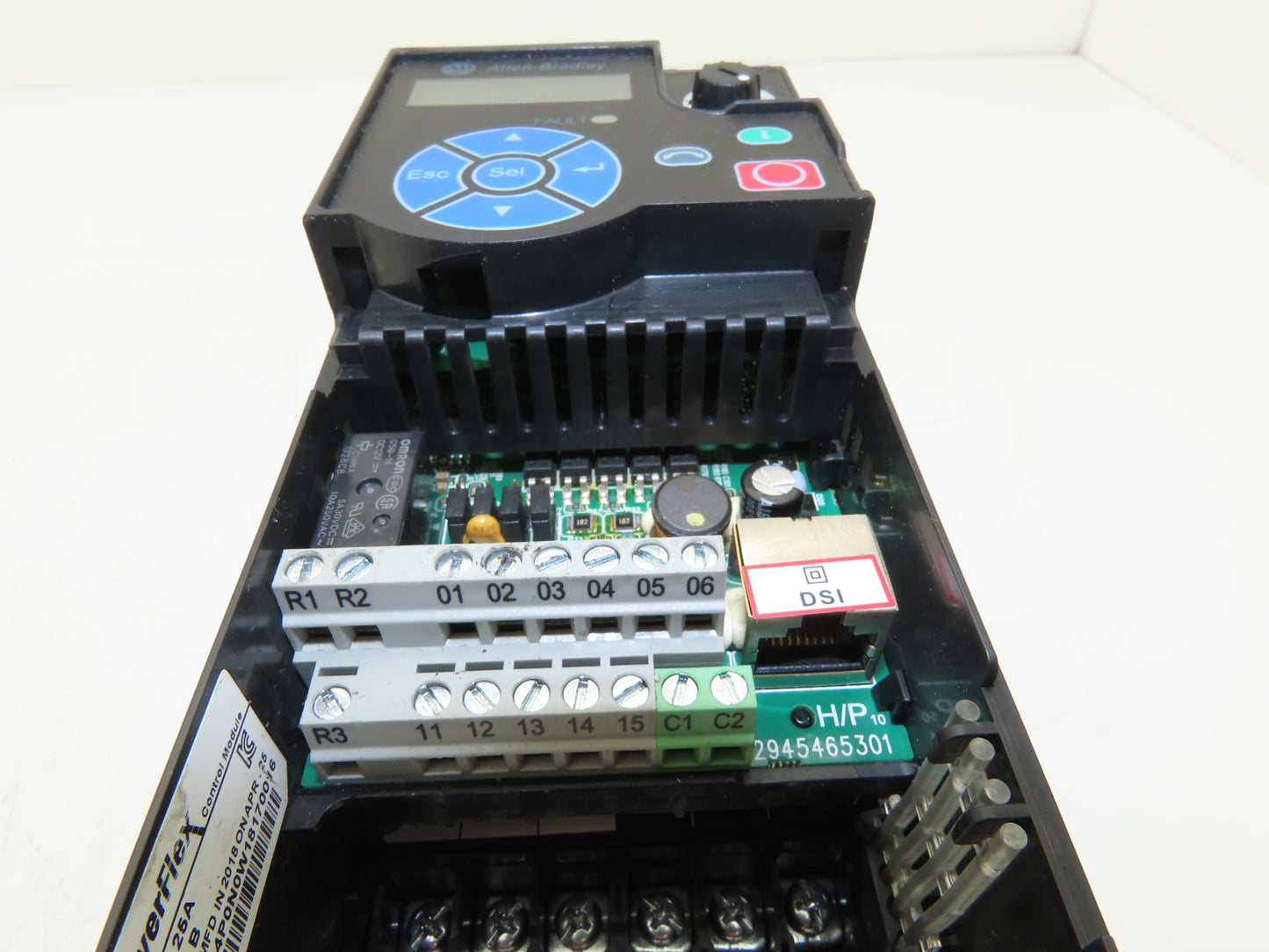 Allen Bradley 25B-D4P0N104 PowerFlex 525 AC Drive 1.5kW 2Hp 480V 3ph FRN 3.001