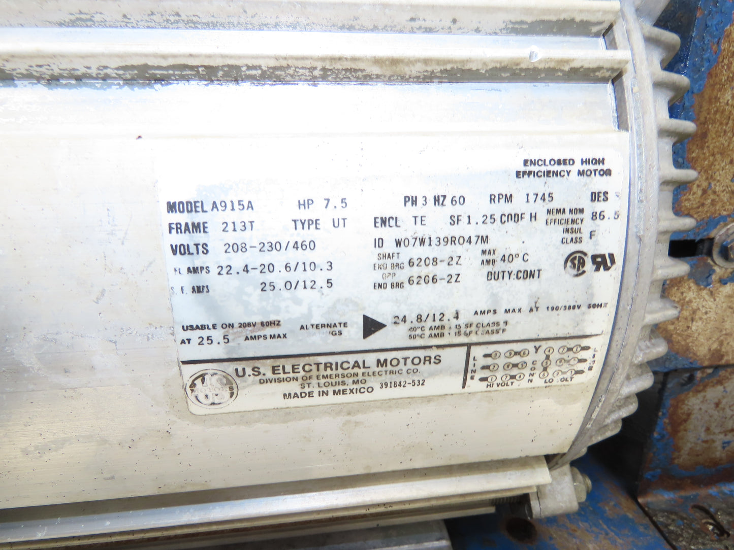 Gorman Rupp GHS3RR3-B Positive Displacement Gear Pump 3"Flanged 255GPM 7.5Hp