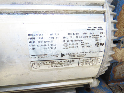 Gorman Rupp GHS3RR3-B Positive Displacement Gear Pump 3"Flanged 255GPM 7.5Hp