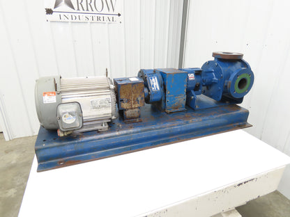 Gorman Rupp GHS3RR3-B Positive Displacement Gear Pump 3"Flanged 255GPM 7.5Hp