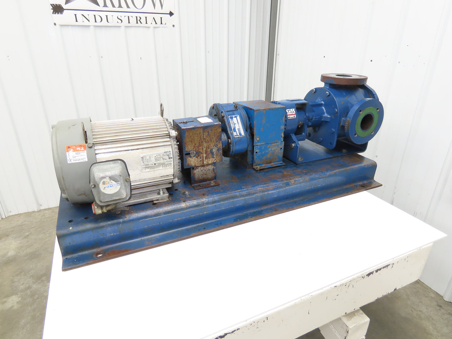 Gorman Rupp GHS3RR3-B Positive Displacement Gear Pump 3"Flanged 255GPM 7.5Hp