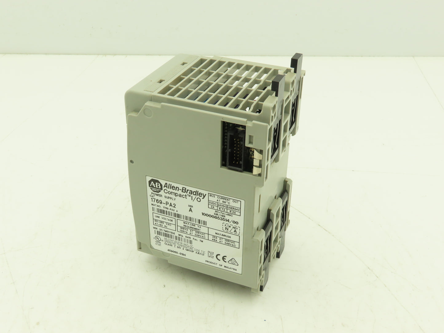 Allen Bradley 1769-PA2 Compact I/O Power Supply Series A