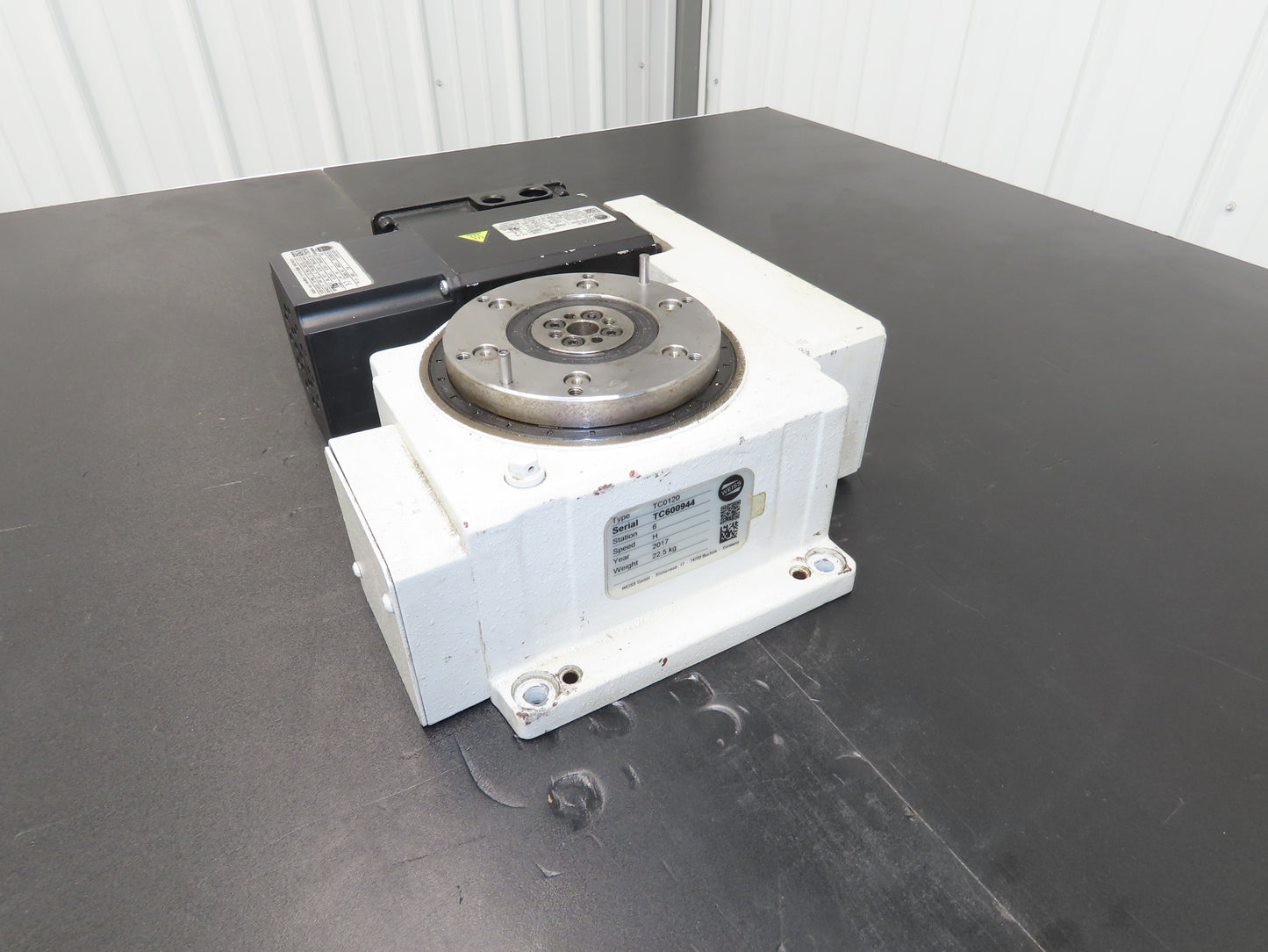 Weiss TC0120 Rotary Indexing Table 6-Station 120mm OD .5kw 230/480V 3PH