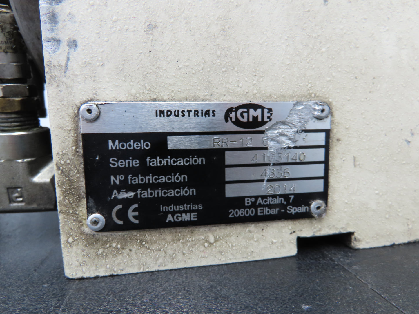 AGME RR-12UC Pneumatic Radial Riveter Head 12mm .63Kw 230/460V 3PH Motor