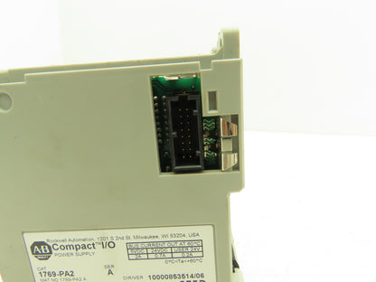 Allen Bradley 1769-PA2 Compact I/O PLC Power Supply Ser A Ver 10000853514/06