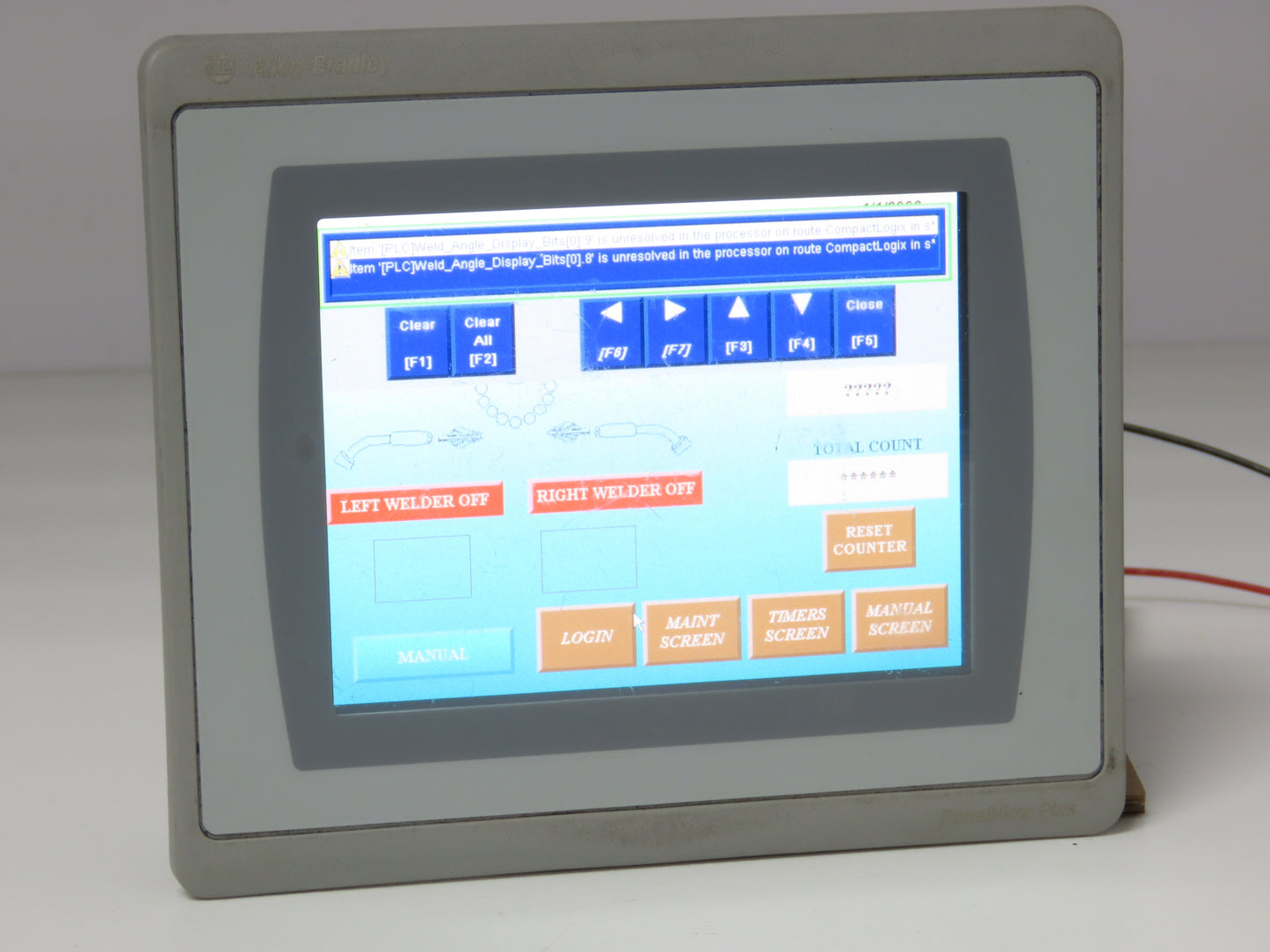 Allen Bradley 2711P-T6C21D8S PanelView Plus 7 Touch Screen Series B 24V
