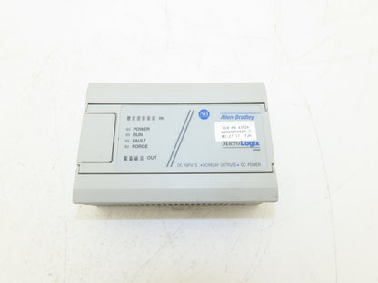 Allen Bradley 1761-L10BXB MicroLogix 1000 I/O Logic Controller 24VDC FW1.1 Ser F