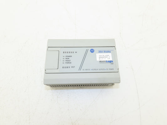 Allen Bradley 1761-L10BXB MicroLogix 1000 I/O Logic Controller 24VDC FW1.1 Ser F