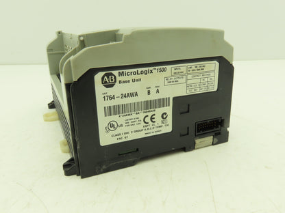 Allen Bradley 1764-24AWA MicroLogix 1500 Base Unit 24 Point Series B Rev A READ