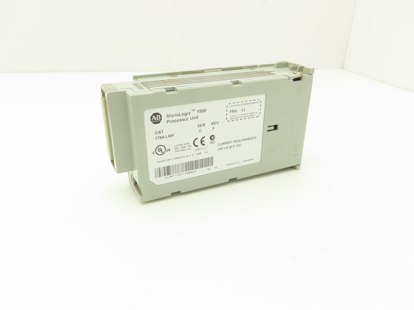 Allen Bradley 1764-LRP MicroLogix 1500 Processor Unit Ser C Rev F FRN 11