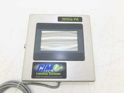 CTM Labeling Systems 3600a-PA Operator Interface Touch Panel w/ 25-Pin Connector