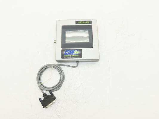 CTM Labeling Systems 3600a-PA Operator Interface Touch Panel w/ 25-Pin Connector