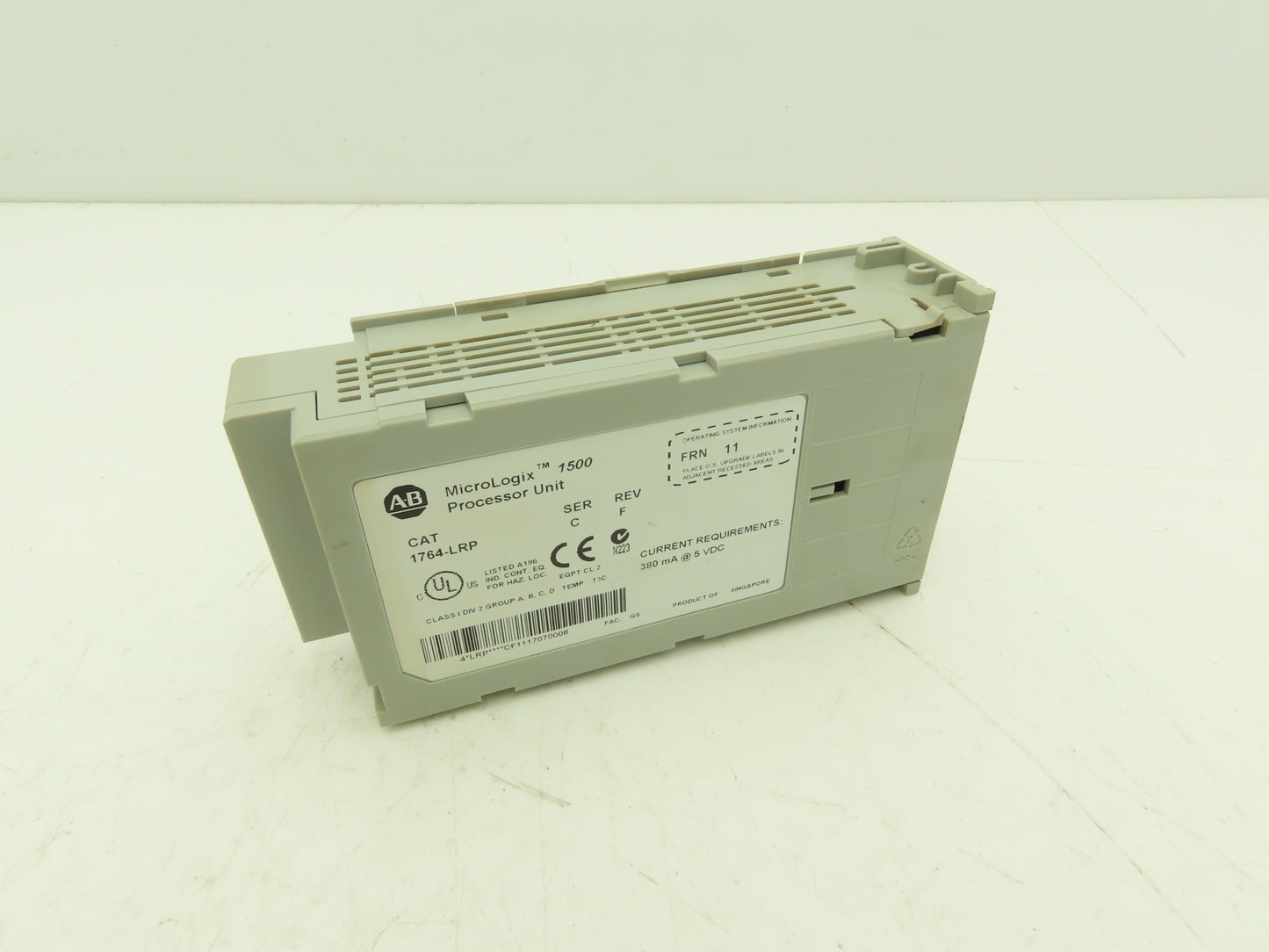 Allen Bradley 1764-LRP MicroLogix 1500 Processor Unit Ser C Rev F FRN 11 READ