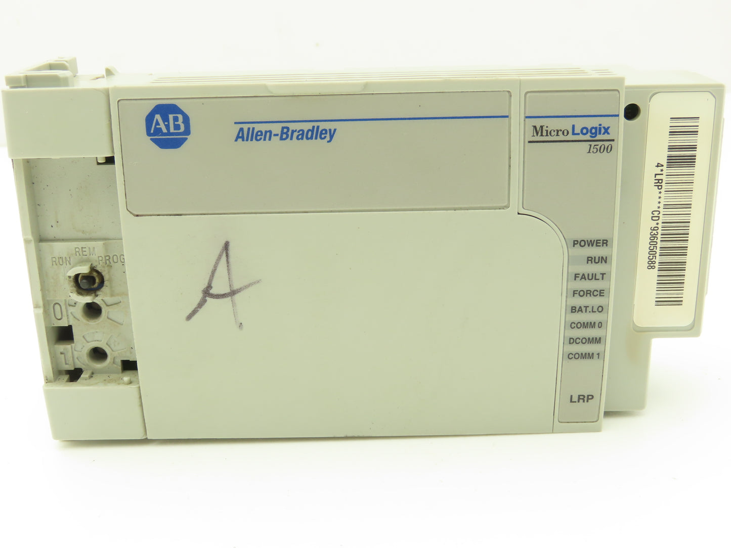 Allen Bradley 1764-LRP MicroLogix 1500 Processor Unit Ser C Rev D FRN 9 READ