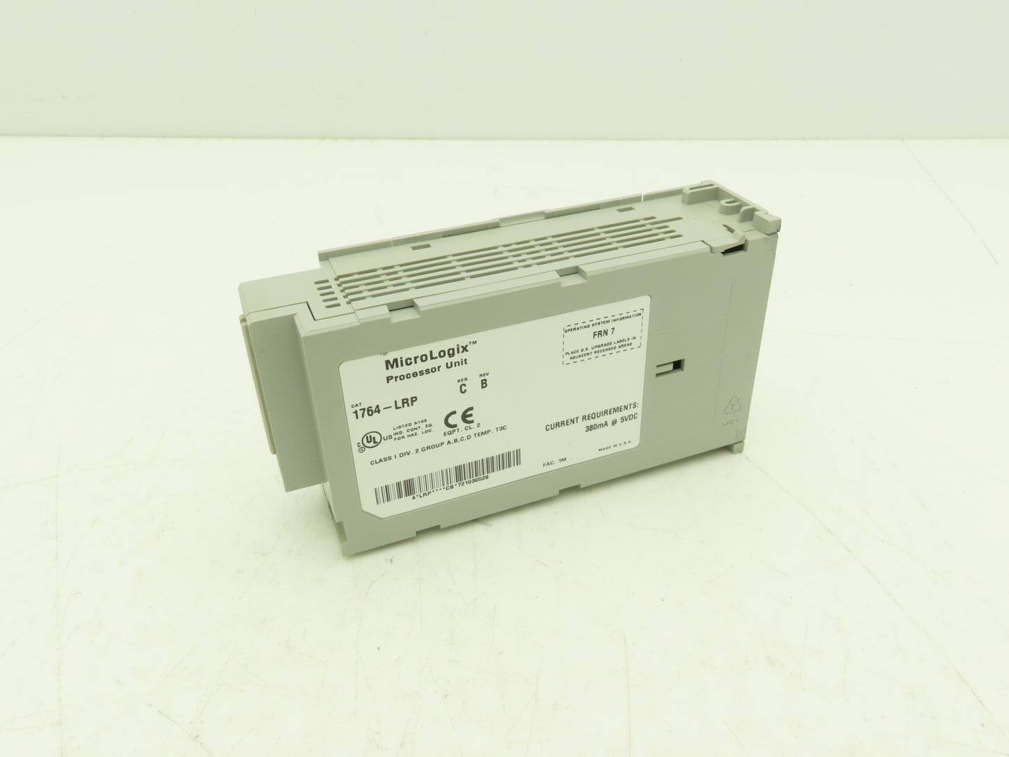 Allen Bradley 1764-LRP MicroLogix 1500 Processor Unit Ser C Rev B FRN 7