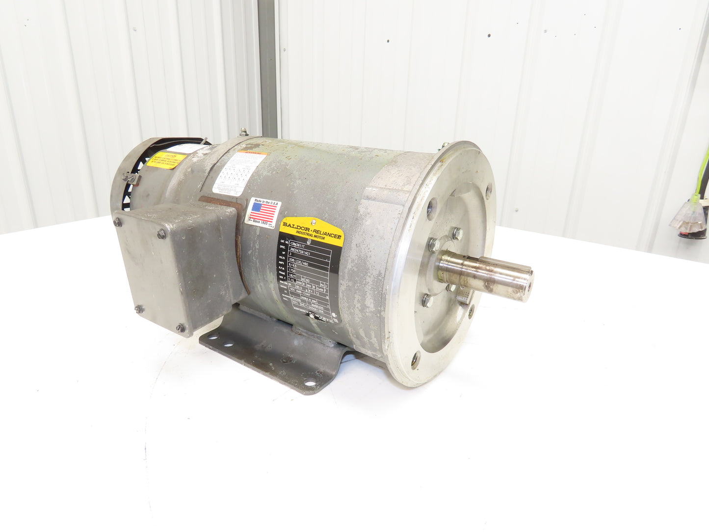 Baldor CBM3611T Brake Motor 3Hp 1750rpm 230/460V 3PH 182TC Stearns 105604100DPF