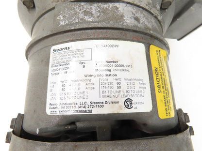 Baldor CBM3611T Brake Motor 3Hp 1750rpm 230/460V 3PH 182TC Stearns 105604100DPF