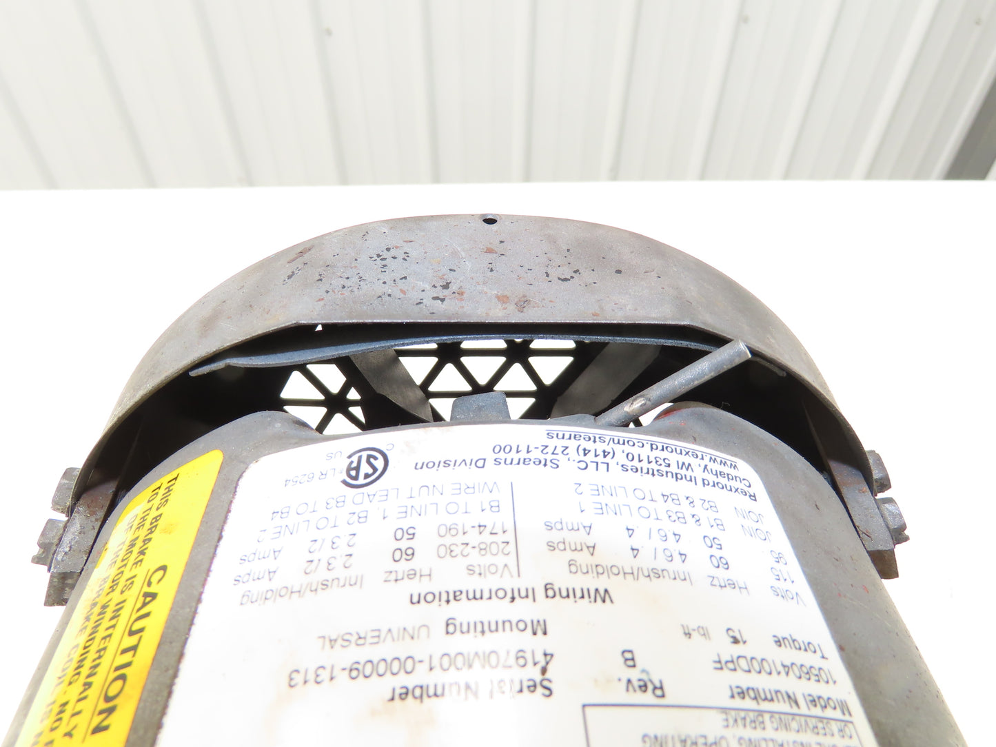 Baldor CBM3611T Brake Motor 3Hp 1750rpm 230/460V 3PH 182TC Stearns 105604100DPF
