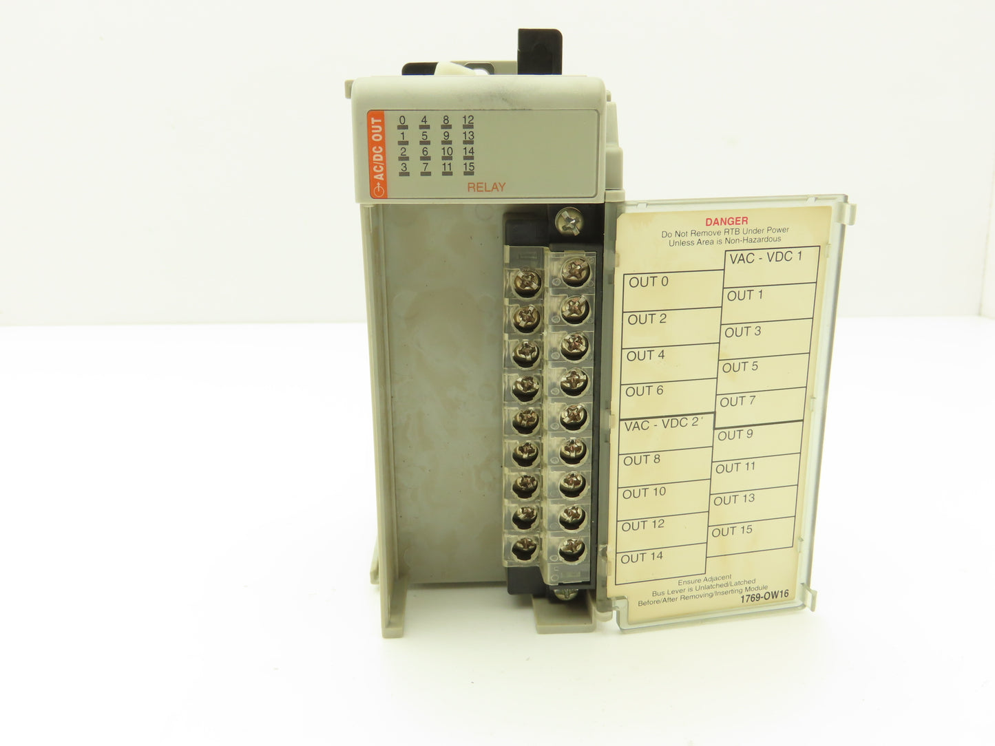 Allen Bradley 1769-OW16 Compact 16 Point Output Relay Module Ser A FW 3.1