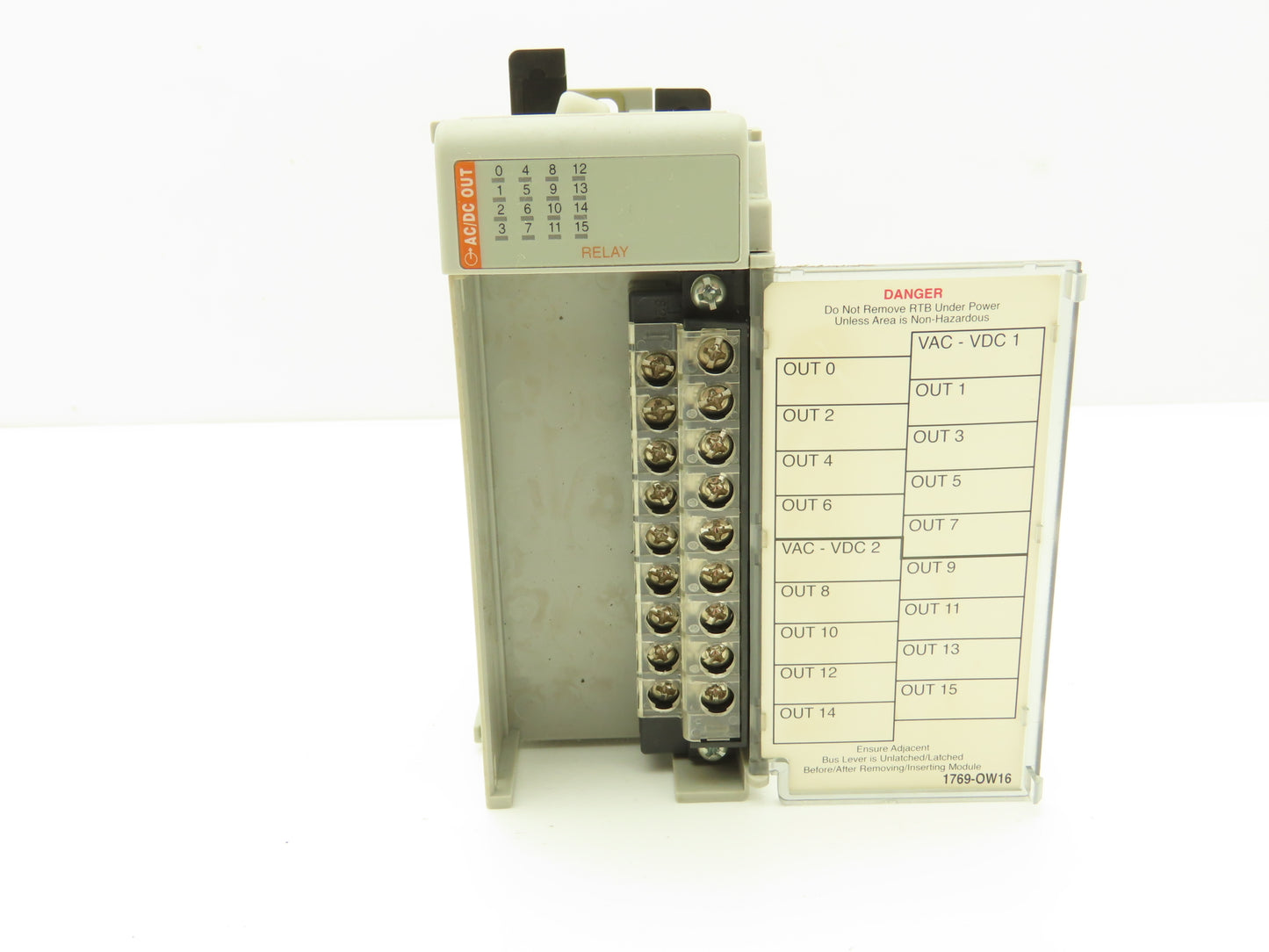 Allen Bradley 1769-OW16 Compact 16 Point Output Relay Module Ser A FW 3.1
