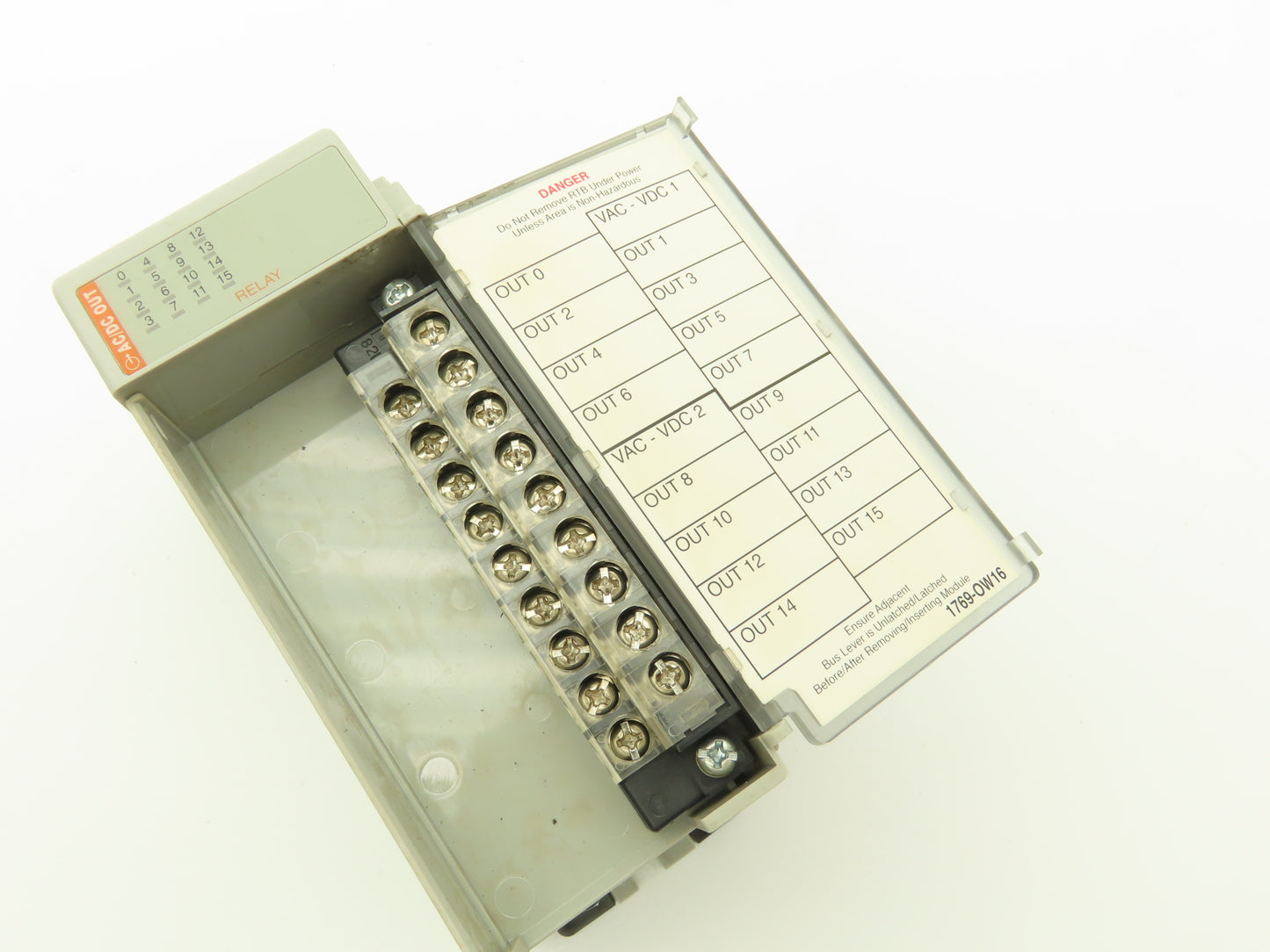 Allen Bradley 1769-OW16 Compact 16 Point Output Relay Module Ser A FW 3.1
