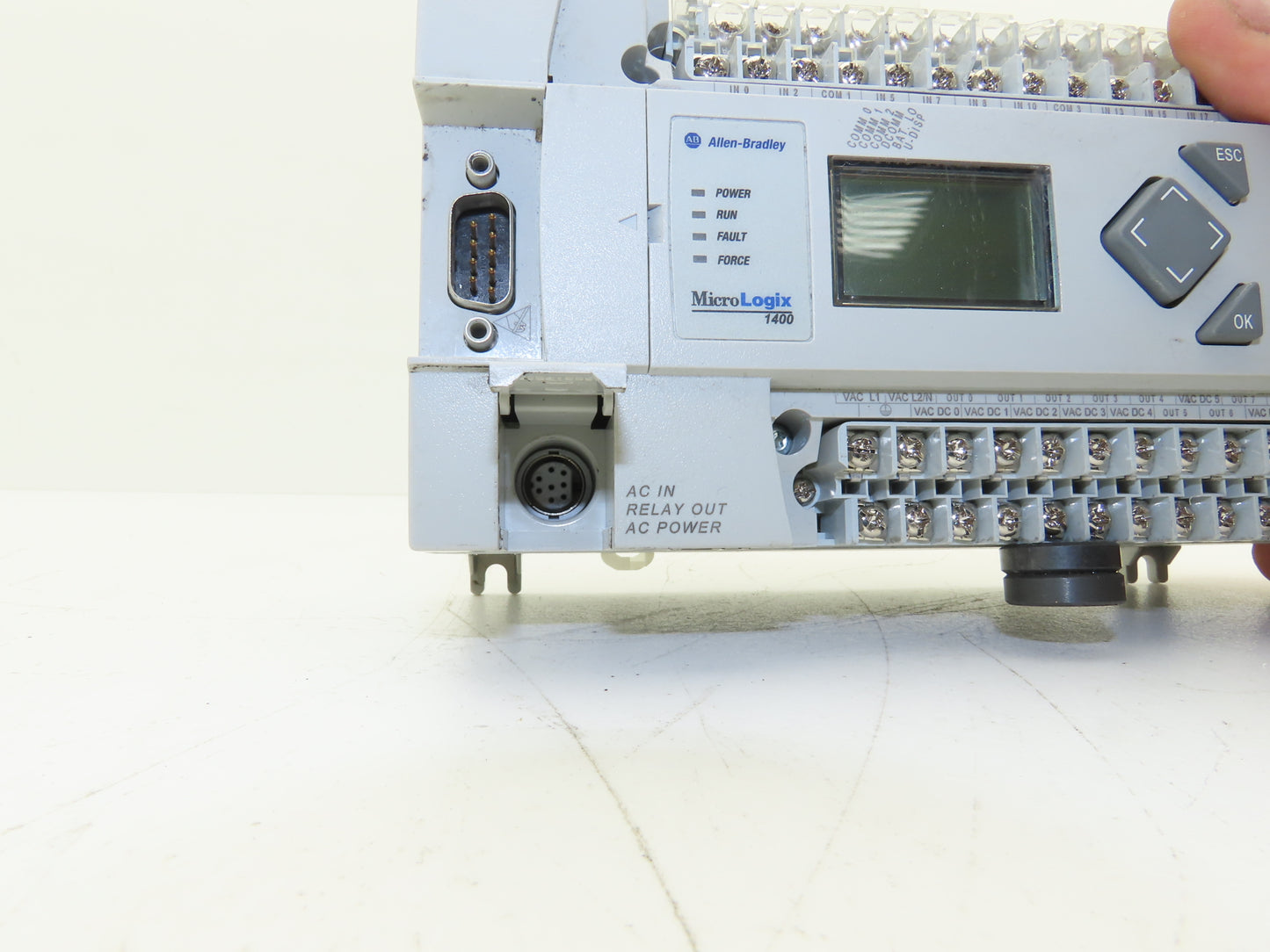 Allen Bradley 1766-L32AWA MicroLogix 1400 Controller Module 32 Pt Ser C FW 21