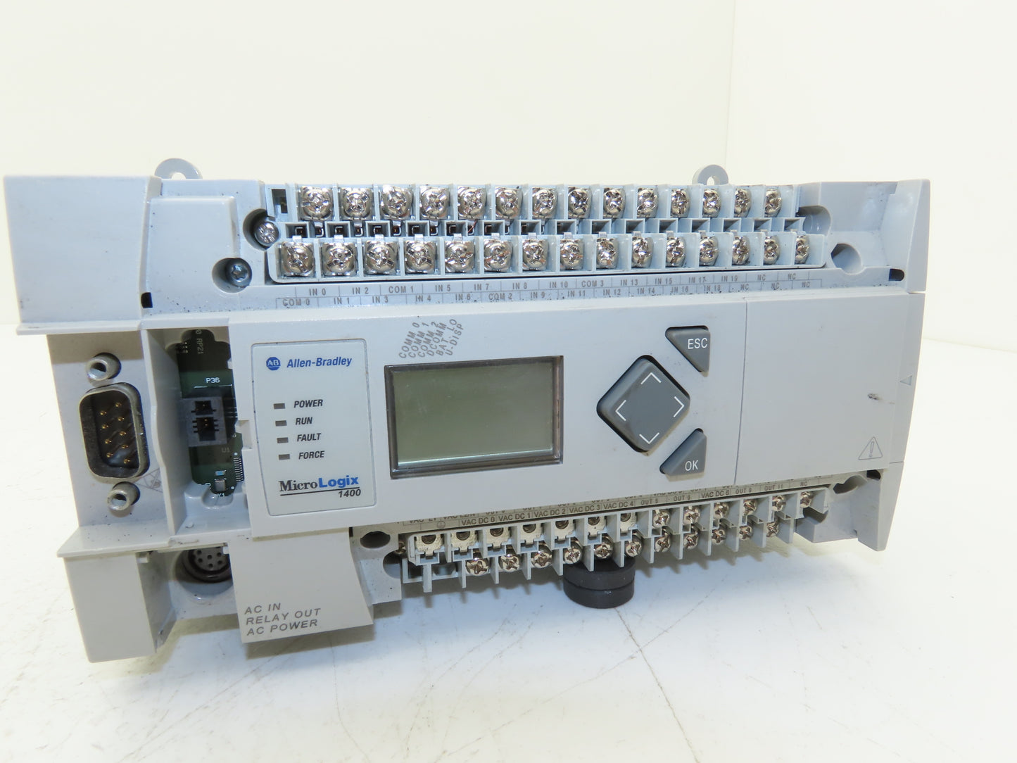 Allen Bradley 1766-L32AWA MicroLogix 1400 Controller Module 32 Pt Ser C FW 21