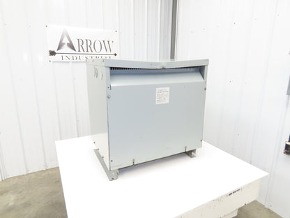 Powertran 3TB22-75K-C Stepdown Power Transformer 75kva 3Ph HV 480 LV 208Y/120