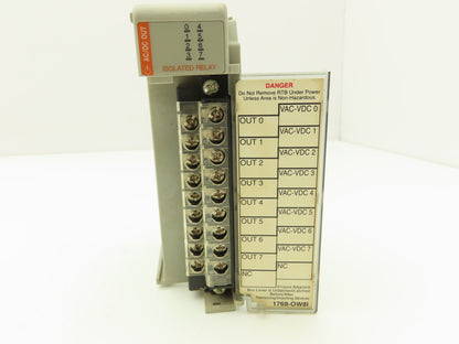 Allen Bradley 1769-OW8I Relay Output Module I/O Ser B Rev 3.1 Ver 95320768/04