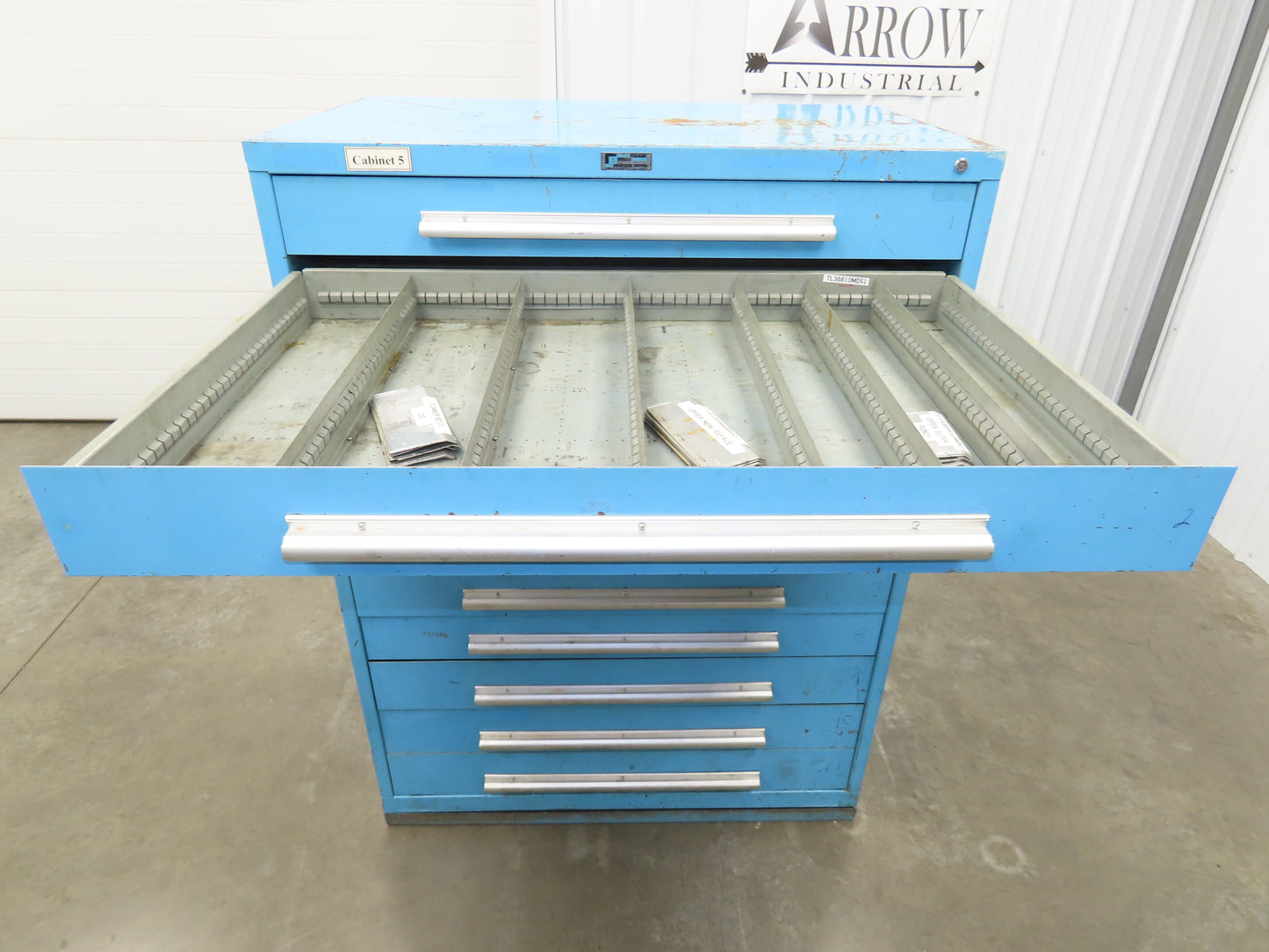 Nu-Era Modular Tool Storage Cabinet 11 Drawer 45x28x61" Stanley Vidmar