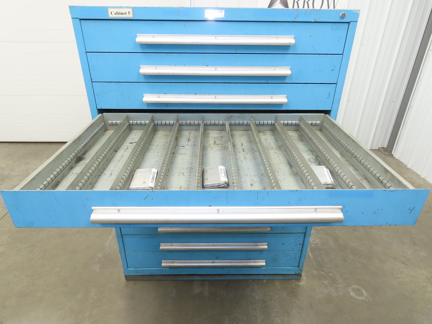 Nu-Era Modular Tool Storage Cabinet 11 Drawer 45x28x61" Stanley Vidmar