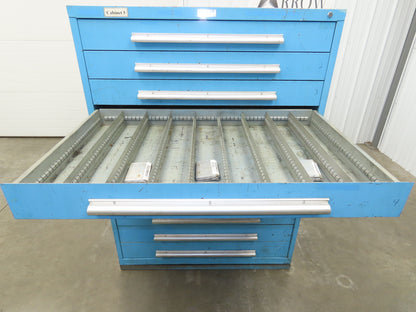 Nu-Era Modular Tool Storage Cabinet 11 Drawer 45x28x61" Stanley Vidmar