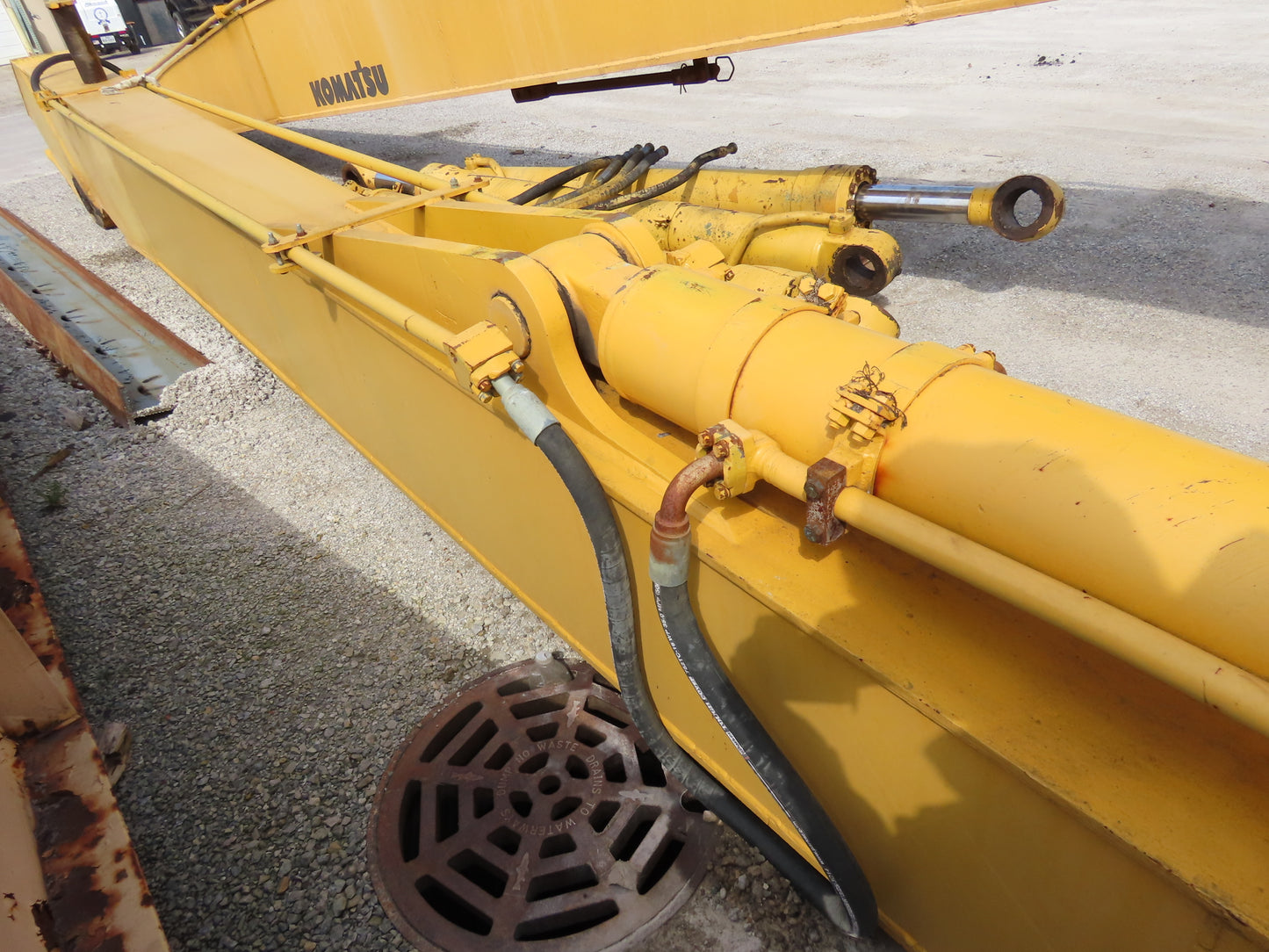 Komatsu PC400LC Excavator Long Reach Boom Arm & Bucket -Cylinders need Rebuilt
