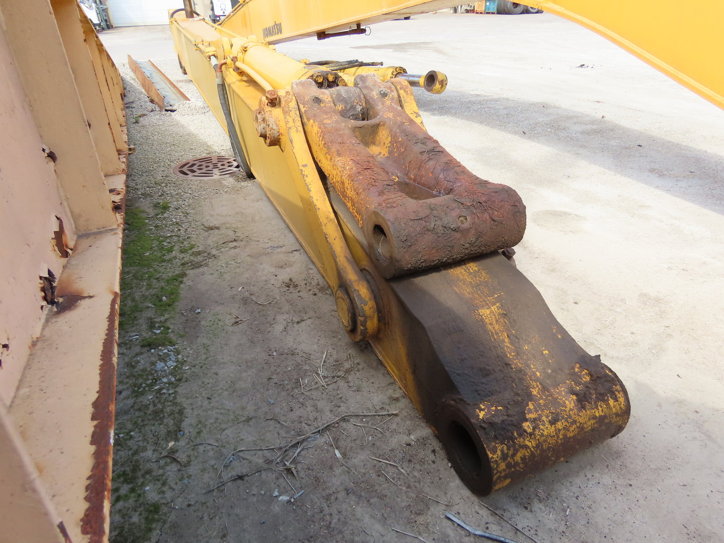 Komatsu PC400LC Excavator Long Reach Boom Arm & Bucket -Cylinders need Rebuilt