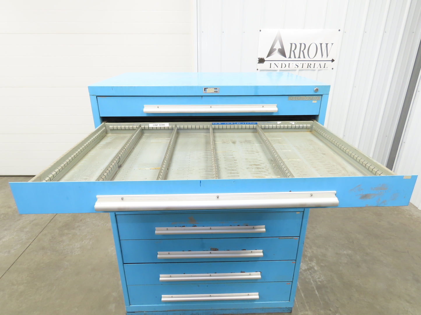 Nu-Era Modular Tool Storage Cabinet 10 Drawer 45x28x61" Stanley Vidmar Lista