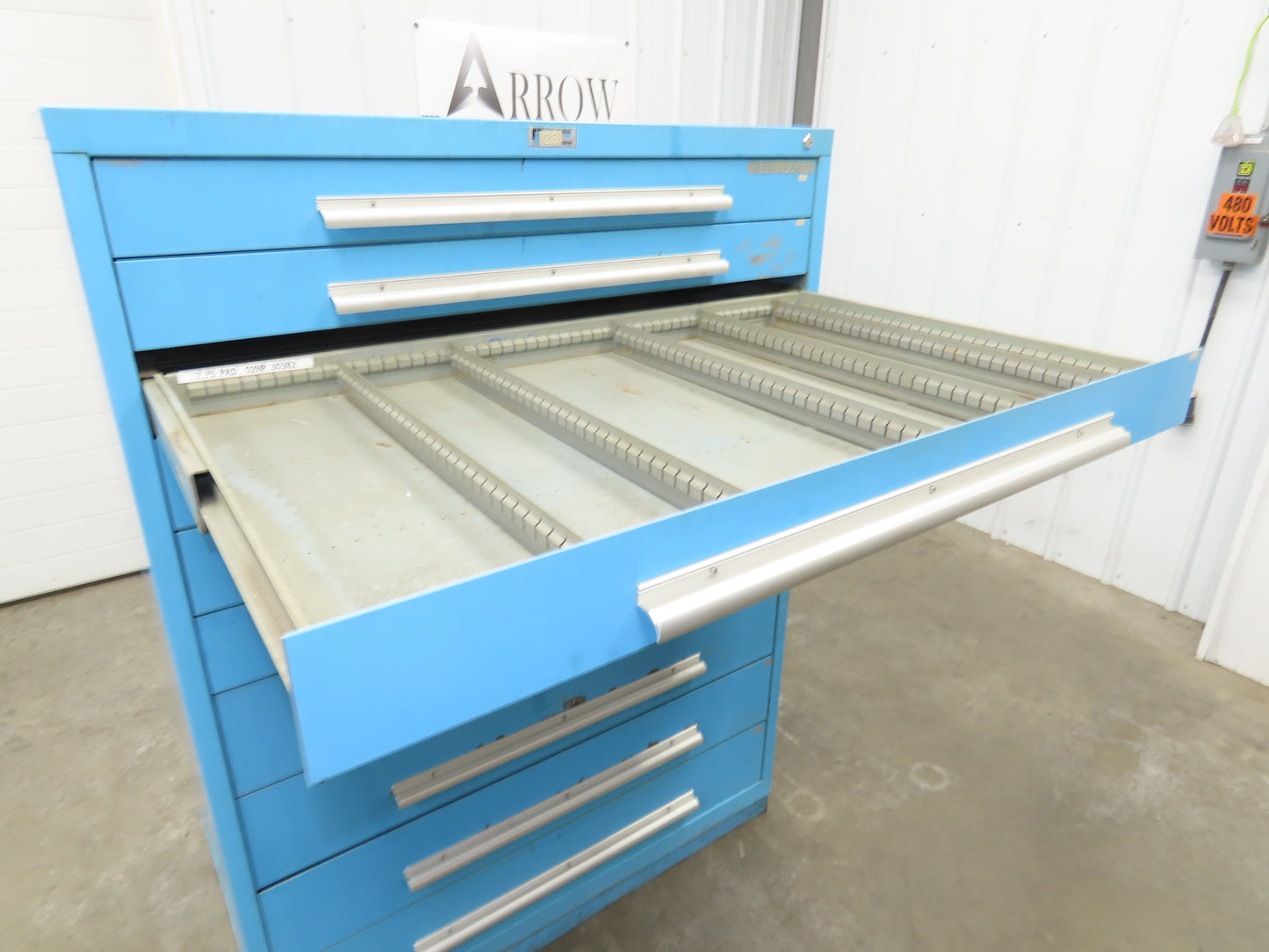 Nu-Era Modular Tool Storage Cabinet 10 Drawer 45x28x61" Stanley Vidmar Lista