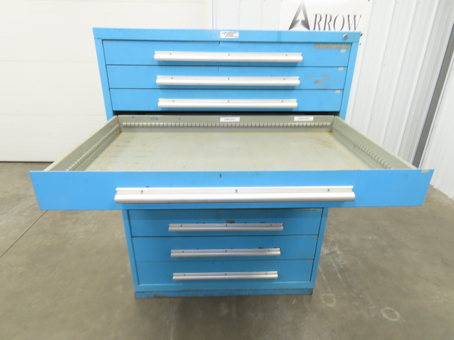 Nu-Era Modular Tool Storage Cabinet 10 Drawer 45x28x61" Stanley Vidmar Lista