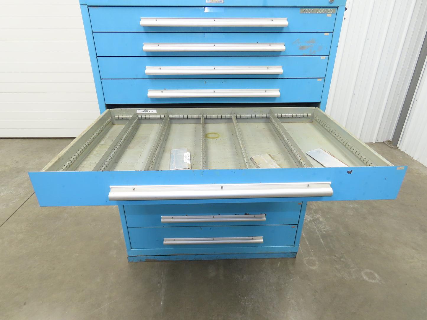 Nu-Era Modular Tool Storage Cabinet 10 Drawer 45x28x61" Stanley Vidmar Lista