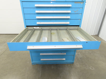 Nu-Era Modular Tool Storage Cabinet 10 Drawer 45x28x61" Stanley Vidmar Lista