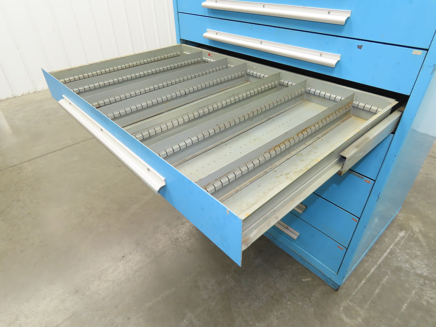 Nu-Era Modular Tool Storage Cabinet 10 Drawer 45x28x61" Stanley Vidmar Lista