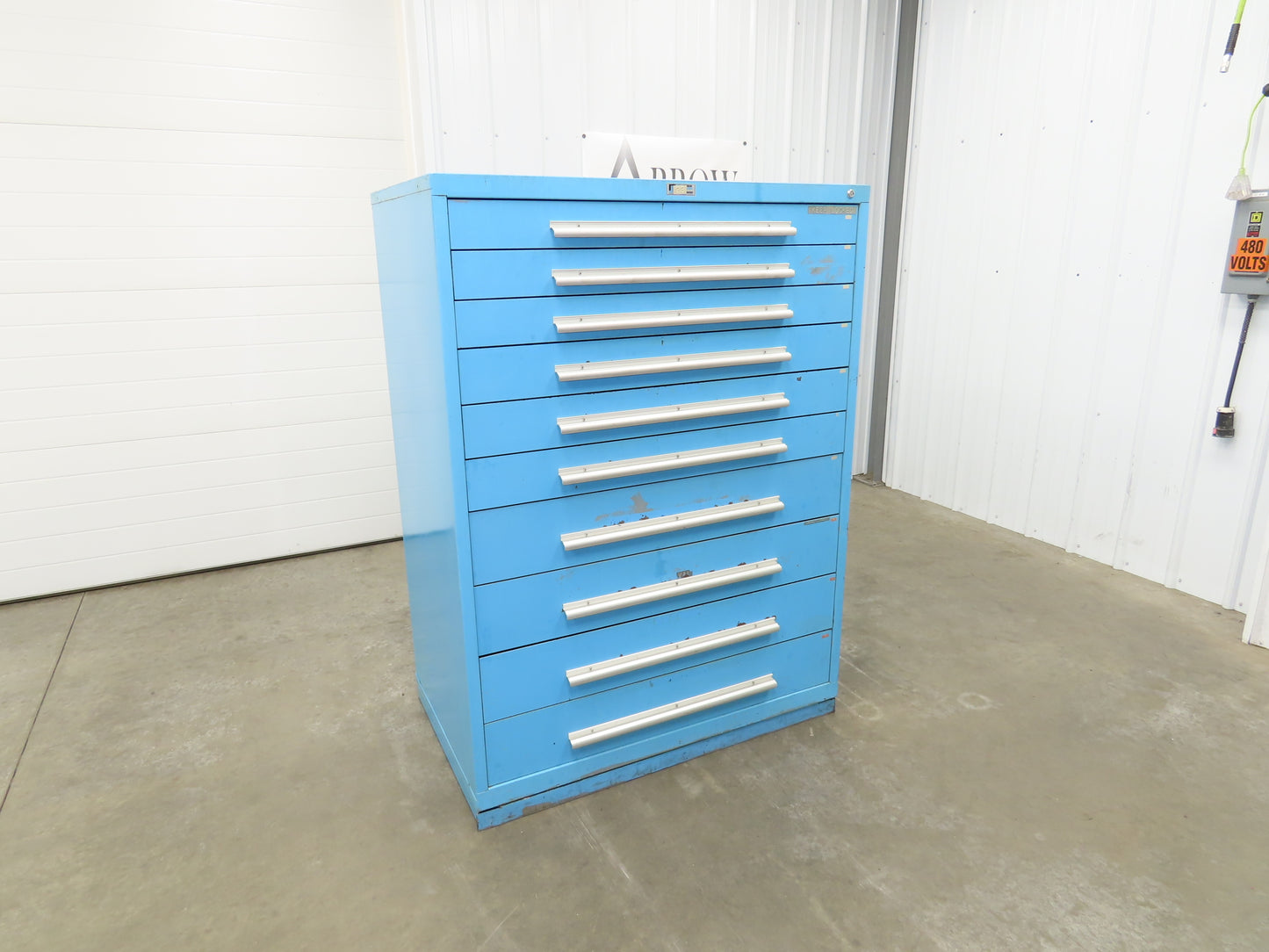 Nu-Era Modular Tool Storage Cabinet 10 Drawer 45x28x61" Stanley Vidmar Lista