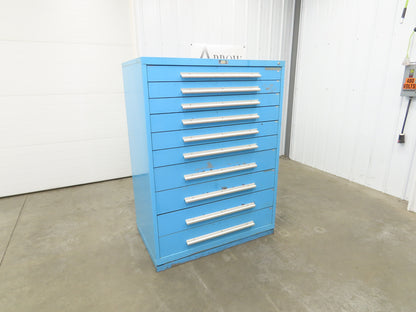 Nu-Era Modular Tool Storage Cabinet 10 Drawer 45x28x61" Stanley Vidmar Lista